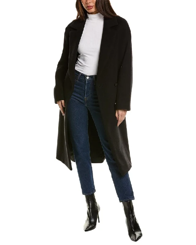 Cinzia Rocca Icons Long Wool & Alpaca-Blend Coat