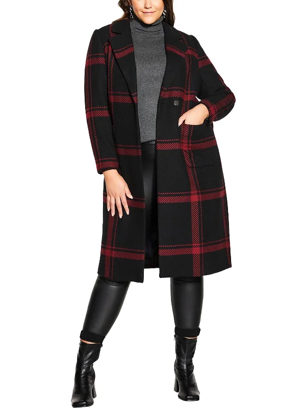 Womens Belted Heavy Long Coat