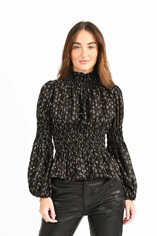 Molly Bracken Printed Smock Blouse