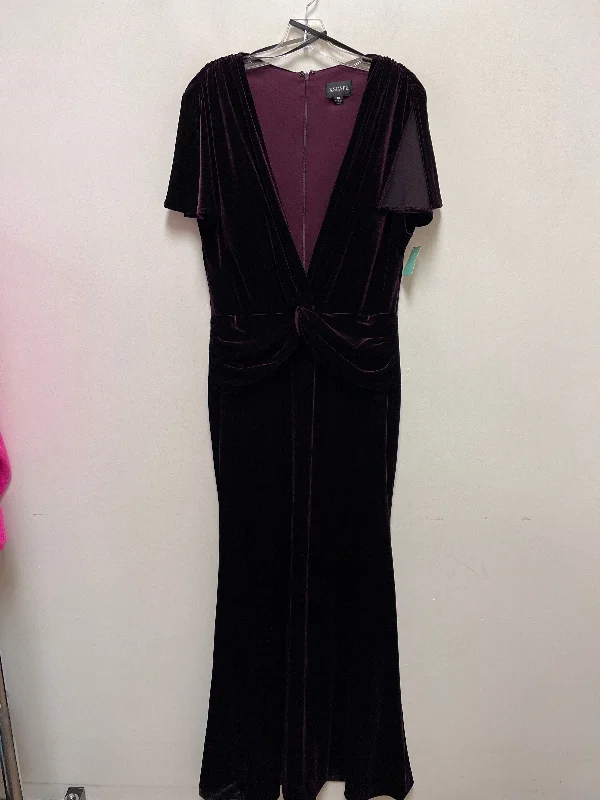 Dress Casual Maxi By Clothes Mentor In Purple, Size: Xl