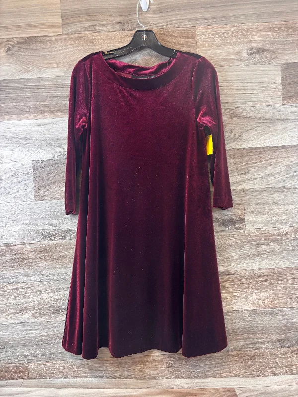 Dress Casual Midi By Cynthia Rowley In Red, Size: Xs