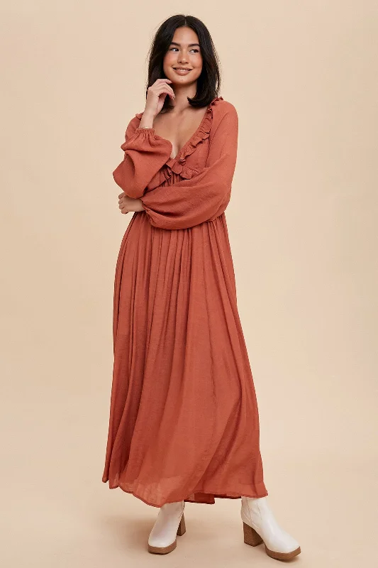 Take Me Out Terracotta Maxi